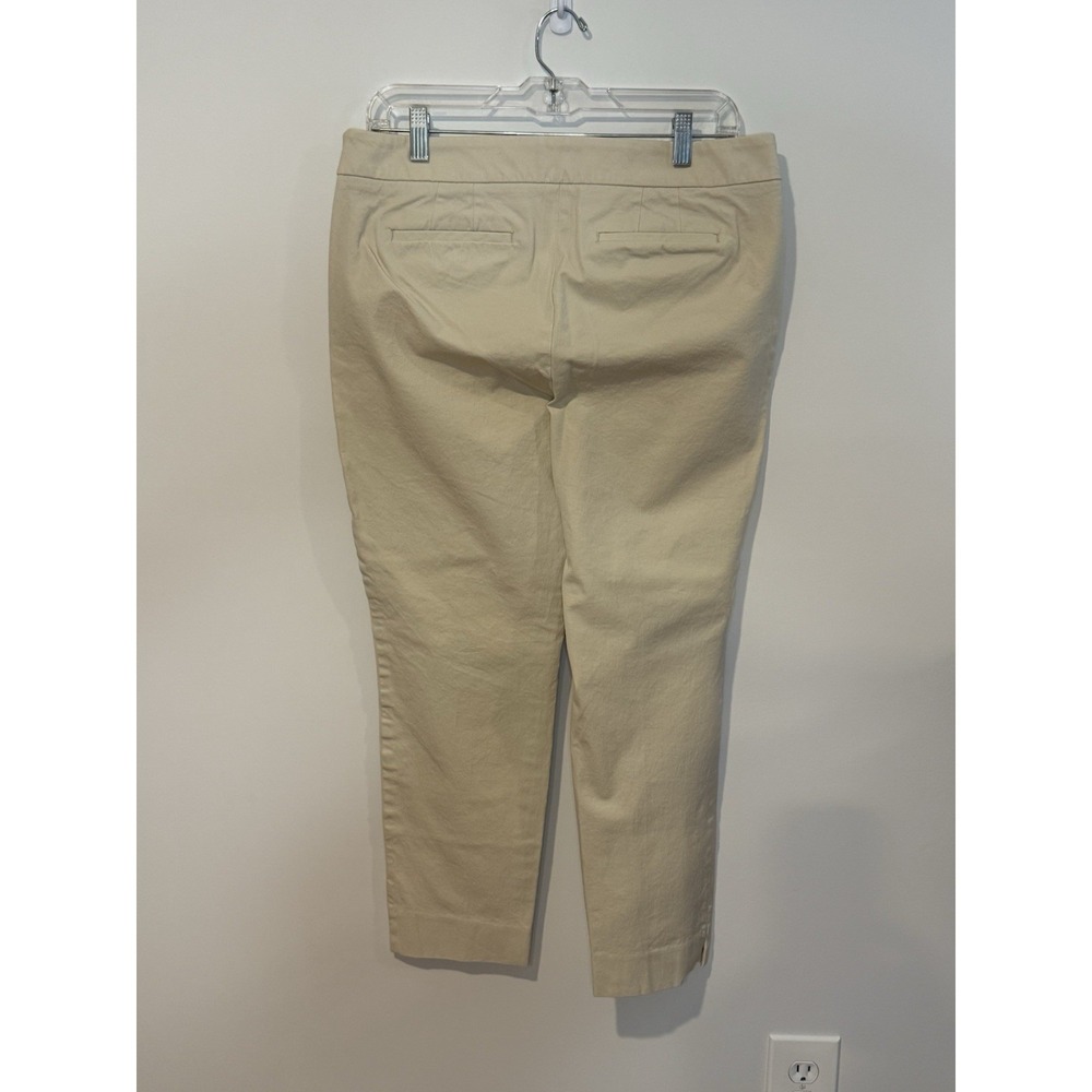 Talbots Tan‎ Beige Hampshire Ankle Pant Women's Sz 12P Stretch Business Casual - Picture 4 of 9